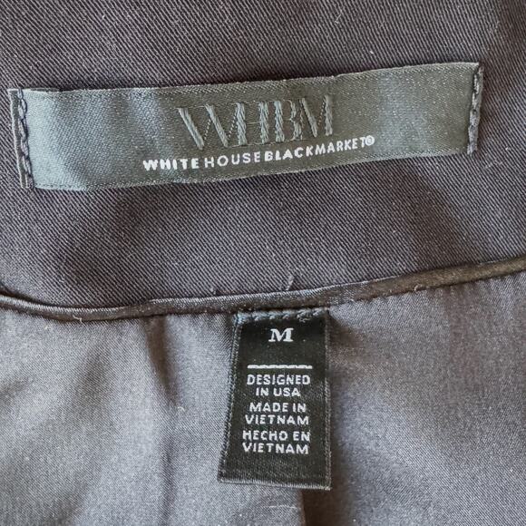 White House Black Market, Belted Safari Jacket in Black, Women’s Size Medium - Picture 8 of 11